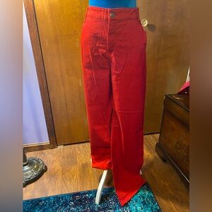 Faded Glory Women's Red Flare Jeans